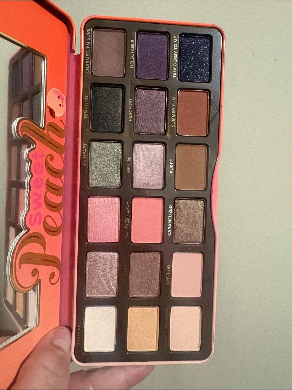 Too Faced Sweet Peach Eyeshadow Palette - Brand New Never .